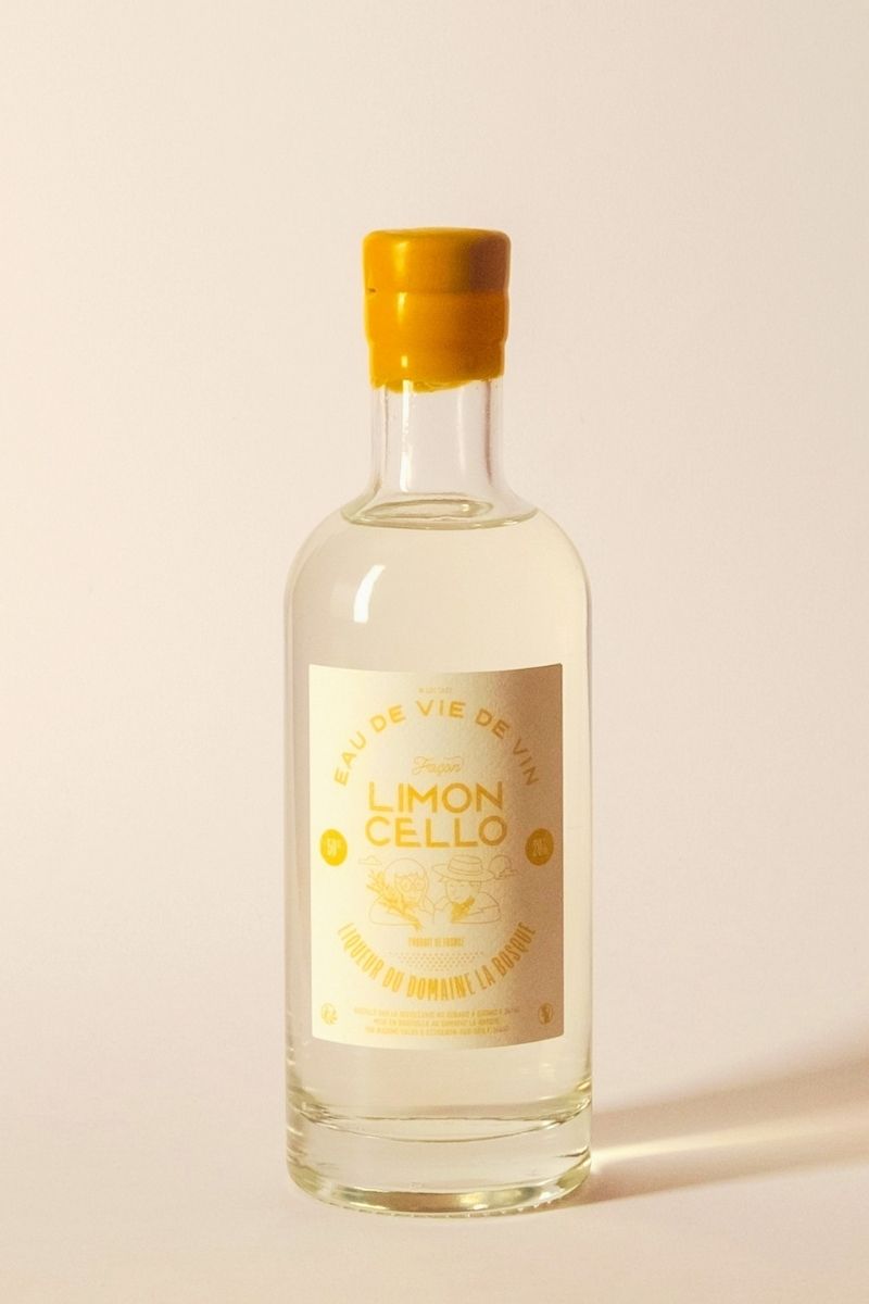 Eau de vie de vin façon LIMONCELLO